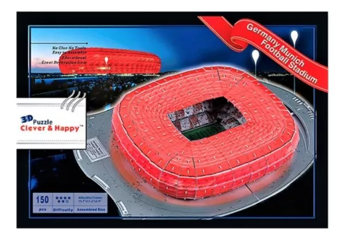 1860 Munich Allianz Arena 3D Stadium Puzzle