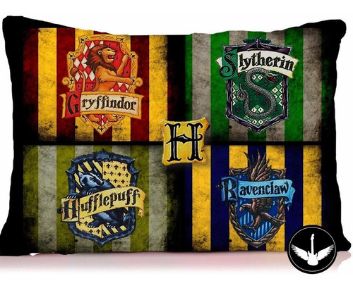 Almofada Harry Potter Hogwarts Com Enchimento Filme Bc2