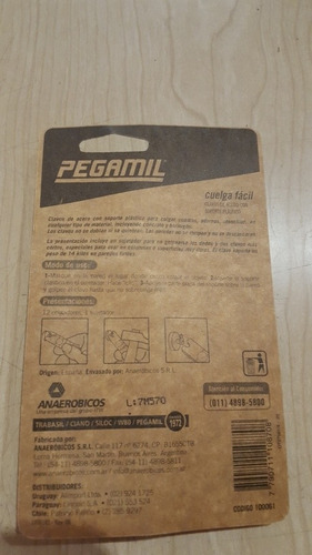 Cuelga Facil Pegamil Blister X 12 Unidades Cuadros