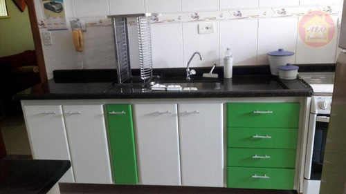 Apartamento Com 2 Dormitórios À Venda, 67 M² Por R$ 280.000,00 - Caiçara - Praia Grande/sp - Ap4131