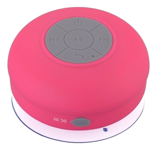 Caixa De Som Bluetooth A Prova D´agua Rosa