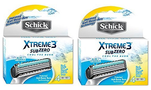 Schick Xtreme3 Subzero Recarga - 8 Rd88g