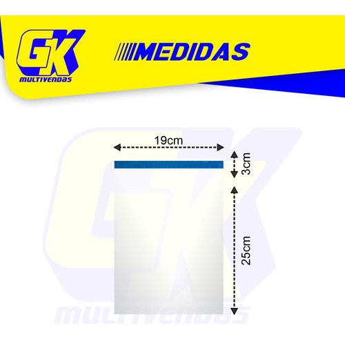 Envelope Ecommerce Full Transparente 19x25 200 Pç Imperdível