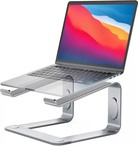SOUNDANCE Soporte para laptop, elevador de computadora de aluminio,  elevador ergonómico para computadoras portátiles, soporte de metal  compatible con