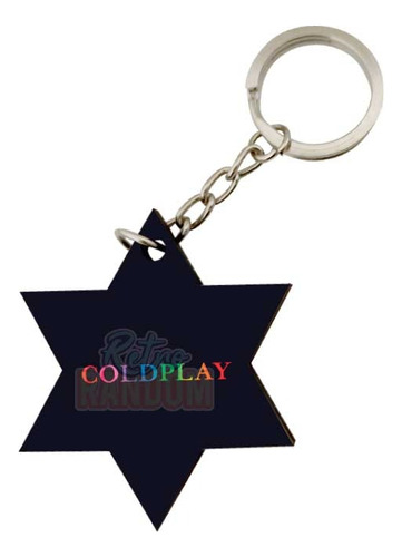 Coldplay - Music Of The Spheres /  Llavero Mdf