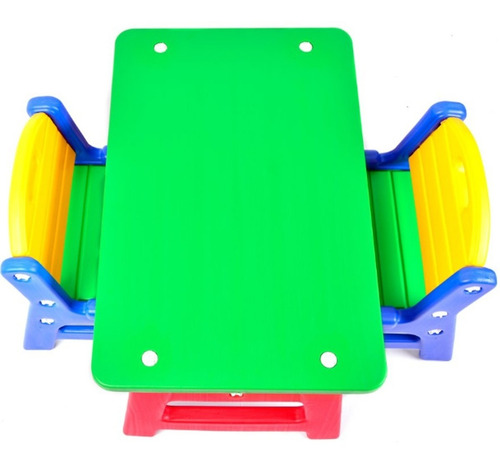 Imagen 9 de 10 de Mesa Mesita Infantil + 2 Sillas Rodacross Interior Exterior