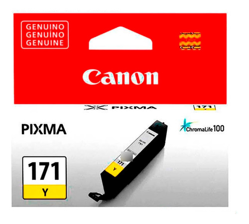 Cartucho De Tinta Canon Gi-171 Yellow 6.5 Ml.