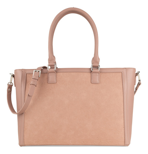 Bolsa Tote Cloe Oreli Grande Color Nude
