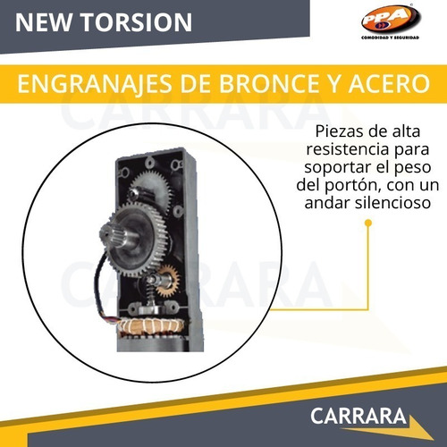 Imagen 5 de 9 de Kit Motor Ppa Torsion Portón Levadizo Automático Control