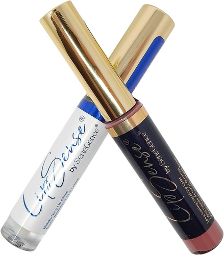 Juego De Brillo Labial Lipsense, 1 Color Y 1 Brillo Labial,.