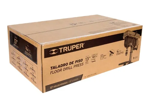 Taladro De Banco 5/8´´x 13´´arbol 3/4 Hp 12 Vel Truper 16178
