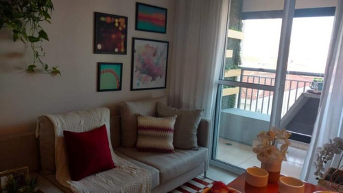 Apartamento Para Venda Em Santos, Marape, 2 Dormitórios, 1 Suíte, 1 Banheiro, 1 Vaga - St012_2-957937