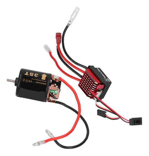 Motor Escovado 540 360a Esc Com Acessório T Plug Adequado Pa