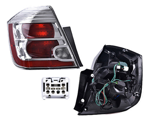 Calavera Nissan Sentra S/sl 2010-2012 Clara C/foco Depo Izq