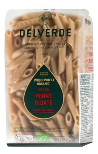 Massa Italiana Delverde Penne Integral 500g