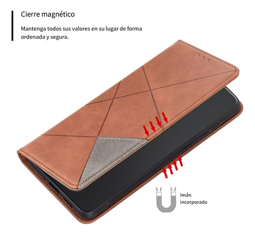 Funda Para Samsung Galaxy S25edge/a56 5g/a26 5g, Con Tapa Magnética, Estilo Cartera, Con Ranura Para Tarjetas, Soporte De Piel