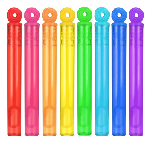 32 Piezas De 8 Colores Mini Varitas De Burbujas Surtido De