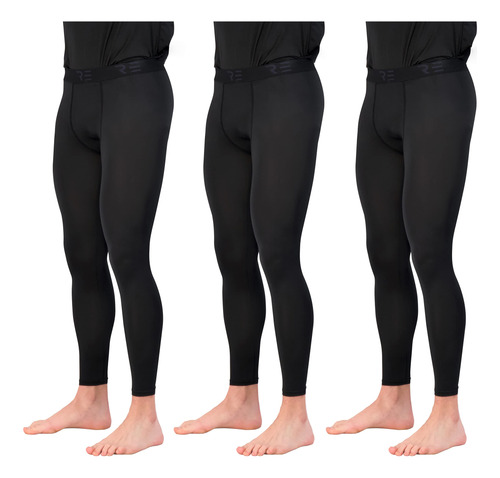 Real Essentials 3: Pantalon Compresion Activo Para Hombre