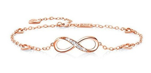 Billie Bijoux Para Mujer 925 Pulsera De Plata Esterlina Infi