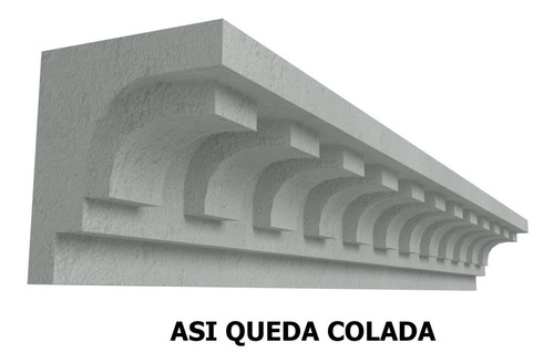 14 Metros De Molduras De Unicel / Pecho De Paloma Modelo 30