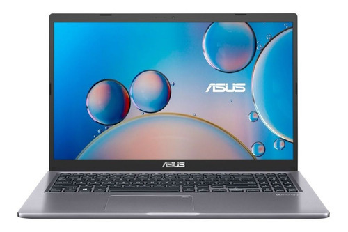 Notebook Asus X515ma-br423w Dualcore 8gb 256gb Ssd 15.6  Hd Color Gris