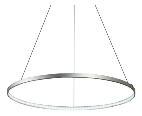 Colgante Saturno Led Aro Simple 45cm Diseño Moderno Deco