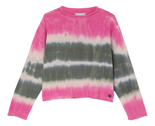 Sweater Algodon Niña Wanama Kids Dye Tee Girls Teñido