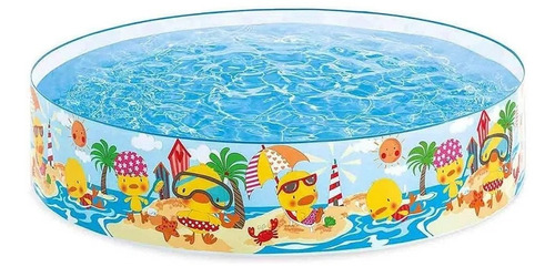 Piscina Rígida Intex 1.22m*25cm Práctica Y Fácil Llenado