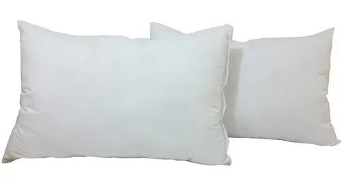 2 Almohadas Siliconadas 75x50 Funda Lavable