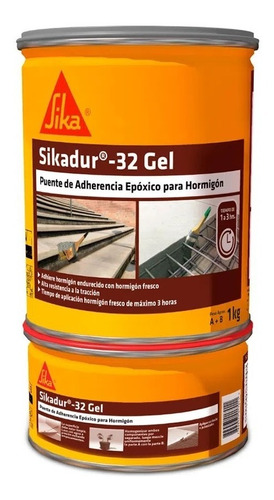 Adherente Sikadur 32 Gel Para Anclaje Y Reparacion 1kg Sika