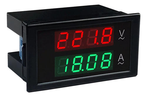 Amplificador Ammeter Digital De 80 A 300 V, 100 A Ac, Led Ve