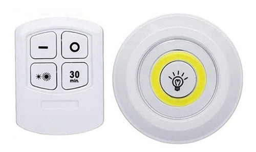 Pack Set X3 Luz Led Cob C/control Remoto Emergencia Lampara