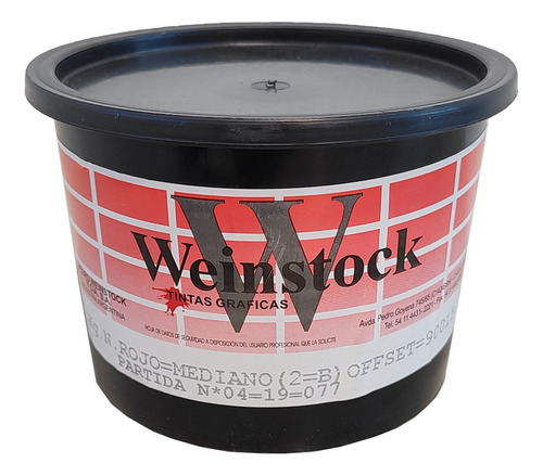 Tinta Rojo Mediano 2b Weinstock 90015 X 1 Kg