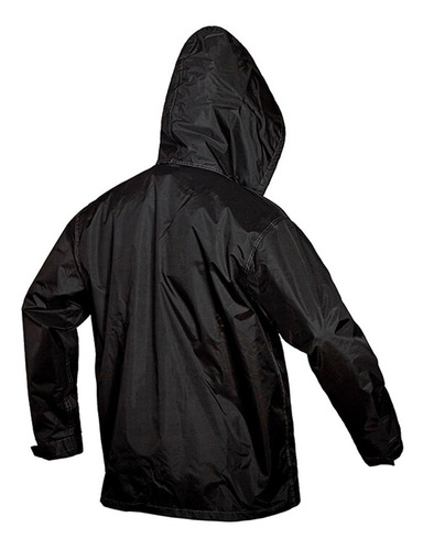 Imagen 3 de 5 de Impermeable Motociclista Pole Racing Ar809 Negro