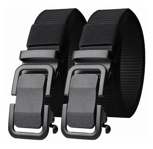 2pack Cinturones Tácticos De Nylon Ajustables 125cm Unisexo