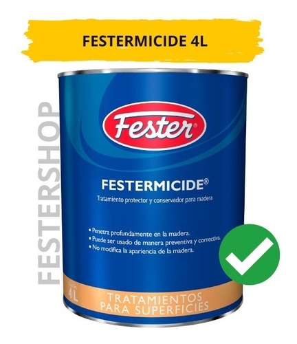 Festermicide Protector Y Conservador De Madera 4l