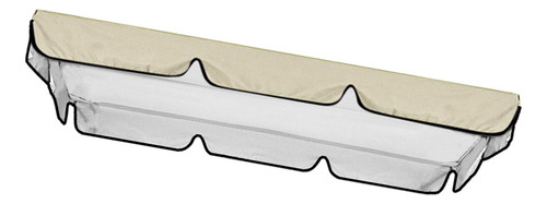 Cubierta De Dosel Para Columpio De Porche, Cubierta Beige