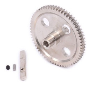 Imagen 4 de 5 de Engranaje Principal De Diff Acero Metal 2pcs 38t Y Motor Piñ