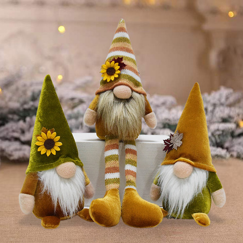 Set De Muñecos Sin Rostro, Muñecos Rudolph Gnome, Border Eur
