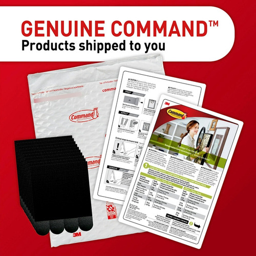 Command Tiras Grandes Para Colgar Cuadros, 20 Pares De Tiras