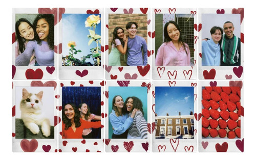 Kit Câmera Fujifilm Instax Mini 12 Azul + 10 Fotos Heart