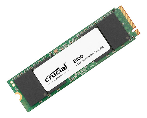 Ssd 480gb M.2 Nvme Pcie 4 4700mb/s Leit -2500mb/s Grav E100 Ct480e100ssd8 Crucial Verde
