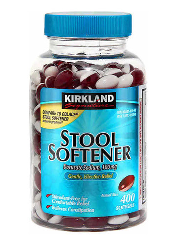 Stool Softener 400 Cápsulas Laxantes. Importado Desde Usa