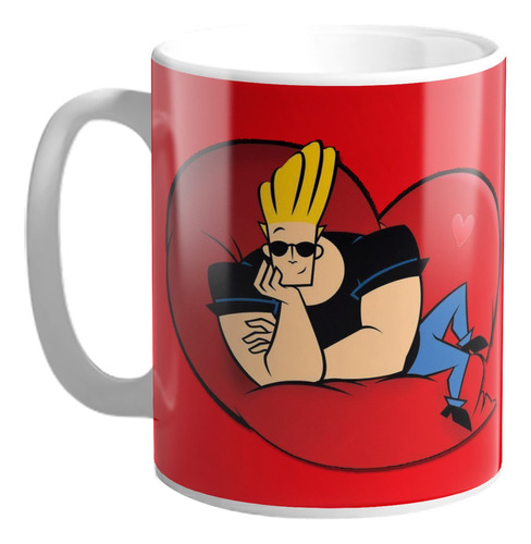 Taza Johnny Bravo Personajes De Tv De Ceramica 