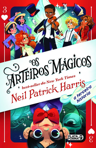 Os Arteiros Mágicos: A Terceira História, de Patrick Harris, Neil. Vergara & Riba Editoras, capa mole em português, 2021