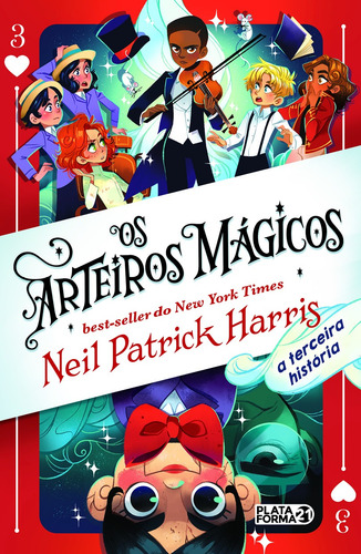 Os Arteiros Mágicos: A Terceira História, de Patrick Harris, Neil. Editorial Vergara & Riba Editoras, capa mole em português, 2021