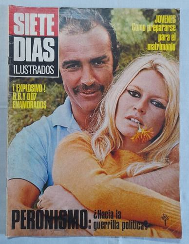 #ñ Revista Siete Dias 21 - 1967 Brigitte Bardot  Peronismo