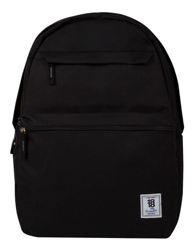 Mochila escolar Chenson Escolar 1818 color negro diseño lisa 27L