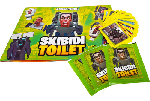 Skibidi Toilet 2024 - Combo Album + Sobres + Figuritas