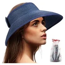 Comprar Gorros Sombreros Y Boinas Plegable Azul Talla Ajustable
